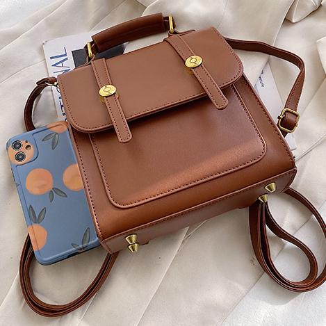 レザー調スクエアスモールバッグ 4831-画像8-韓国ファッション通販POPREA［ポップリア］