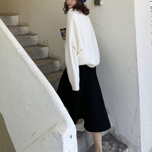 ハイウエストニットマーメイドスカート 4917-画像9-韓国ファッション通販POPREA［ポップリア］