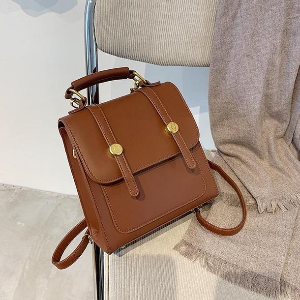 レザー調スクエアスモールバッグ 4831-画像9-韓国ファッション通販POPREA［ポップリア］