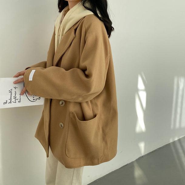 ダブルブレストテラードコート 5082-画像9-韓国ファッション通販POPREA［ポップリア］