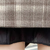 バックスリットコーヒーチェックミディスカート 5059-画像9-韓国ファッション通販POPREA［ポップリア］