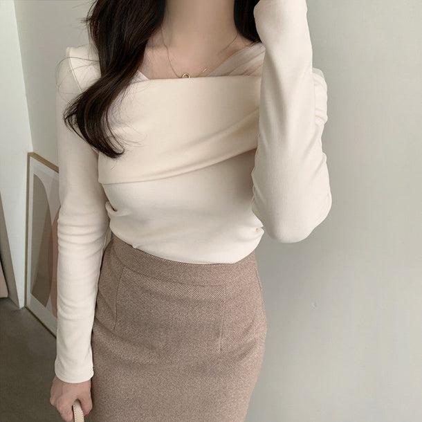 ドレッシーシアーブラウス 5049-画像9-韓国ファッション通販POPREA［ポップリア］