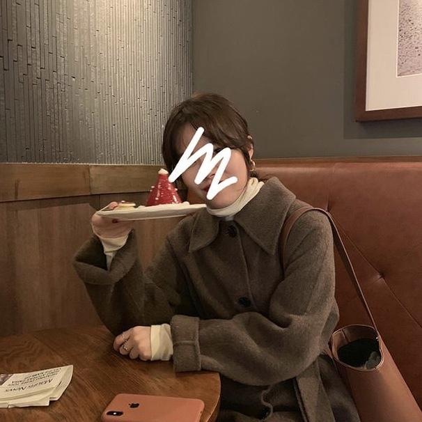 ステンカラービターショコラコート 4783-画像9-韓国ファッション通販POPREA［ポップリア］