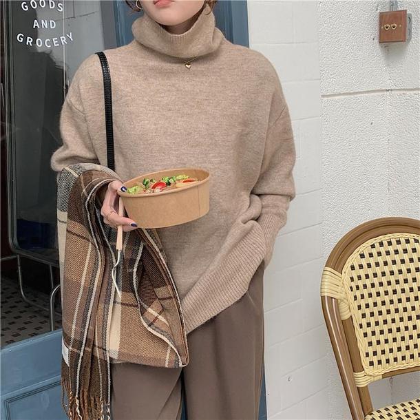 タートルネックウールプルオーバー 4814-画像9-韓国ファッション通販POPREA［ポップリア］