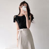 オフショルブラウス＋ロングスカート 5334-画像9-韓国ファッション通販POPREA［ポップリア］
