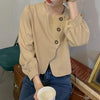 ロングスリーブショートブラウス 5089-画像9-韓国ファッション通販POPREA［ポップリア］