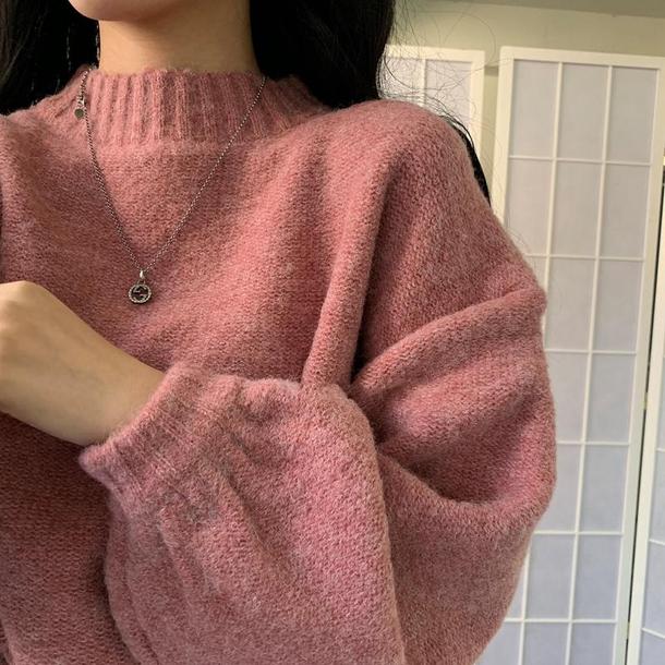 ベーシックプルオーバーニット 4911-画像9-韓国ファッション通販POPREA［ポップリア］