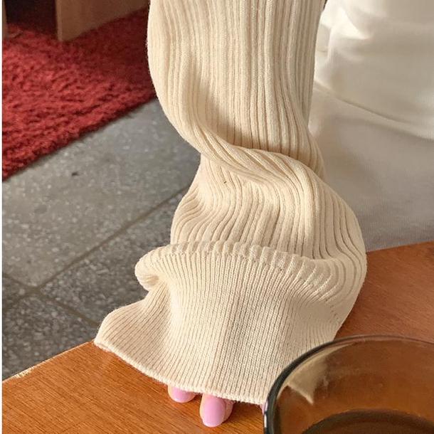 ベーシックオフショルダーリブニット 4788-画像9-韓国ファッション通販POPREA［ポップリア］