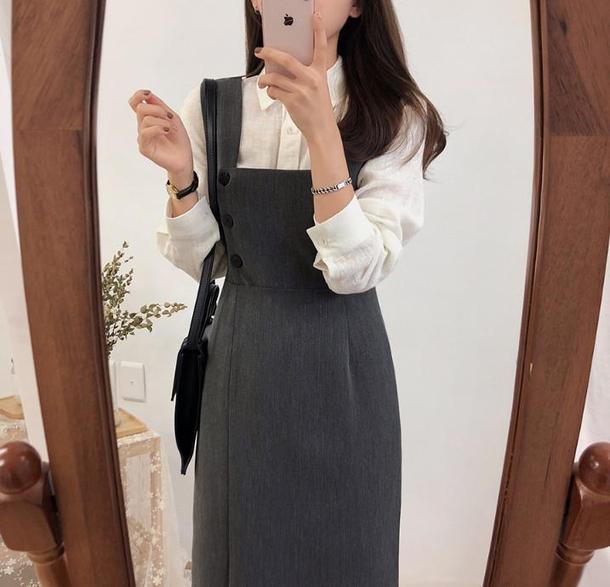 スリットキャミジャンパースカート 4786-画像9-韓国ファッション通販POPREA［ポップリア］