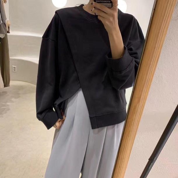 スリットレイヤードプルオーバー 4663-画像9-韓国ファッション通販POPREA［ポップリア］