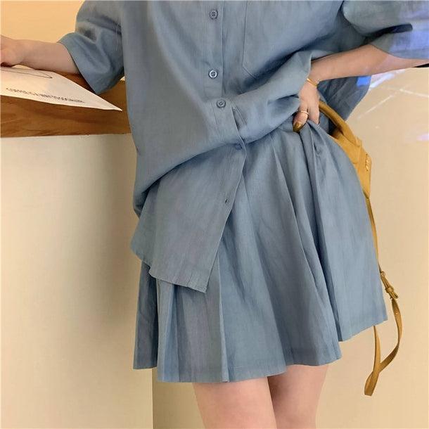 カジュアルデニムセットアップ 5380-画像9-韓国ファッション通販POPREA［ポップリア］