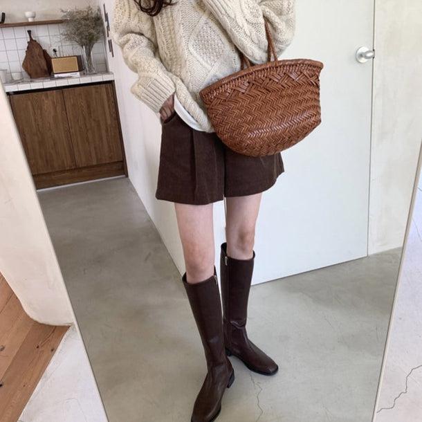 コーデュロイハーフパンツ 5019-画像9-韓国ファッション通販POPREA［ポップリア］