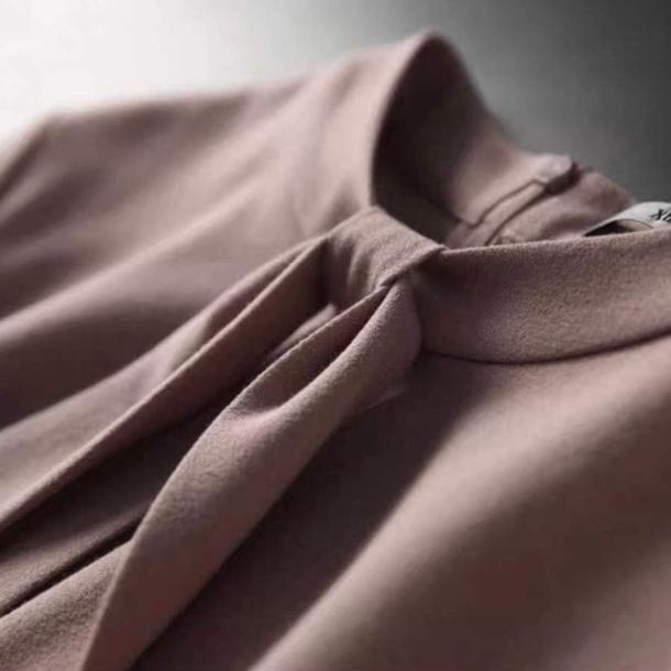 リボンタイソフトタッチブラウス 4881-画像9-韓国ファッション通販POPREA［ポップリア］