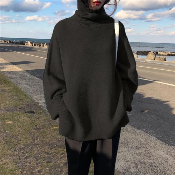 ベーシックタートルネックニット 4776-画像9-韓国ファッション通販POPREA［ポップリア］