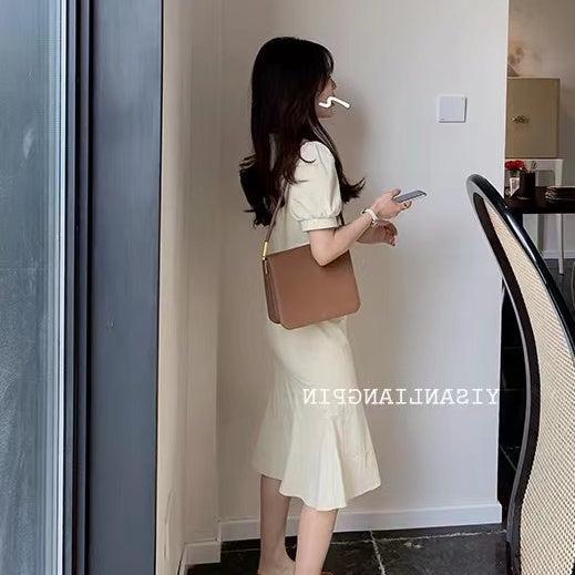 スクエアネックマーメイドワンピース 5226-画像9-韓国ファッション通販POPREA［ポップリア］