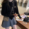 エンブレム刺繍メタルボタンカーディガン 5642-画像9-韓国ファッション通販POPREA［ポップリア］