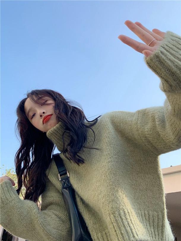 ベーシックタートルネックショートニット 4871-画像9-韓国ファッション通販POPREA［ポップリア］