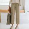 フリースワイドレッグパンツ 4956-画像1-韓国ファッション通販POPREA［ポップリア］