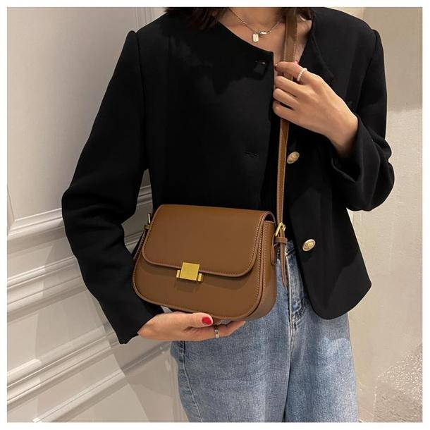 レトロラウンドショルダーバッグ 4880-画像1-韓国ファッション通販POPREA［ポップリア］