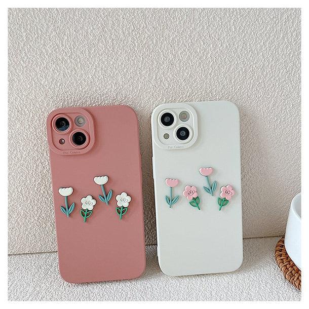 3Dおはなphoneケース﻿ 5142-画像1-韓国ファッション通販POPREA［ポップリア］