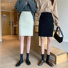 リブニットミニスカート 4767-画像1-韓国ファッション通販POPREA［ポップリア］