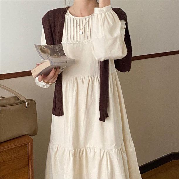 スプリングロングワンピース 5023-画像1-韓国ファッション通販POPREA［ポップリア］