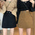 コーディロイショートスカート 4869-画像1-韓国ファッション通販POPREA［ポップリア］