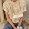 くすみ織り色マスクストラップ 4672-画像1-韓国ファッション通販POPREA［ポップリア］