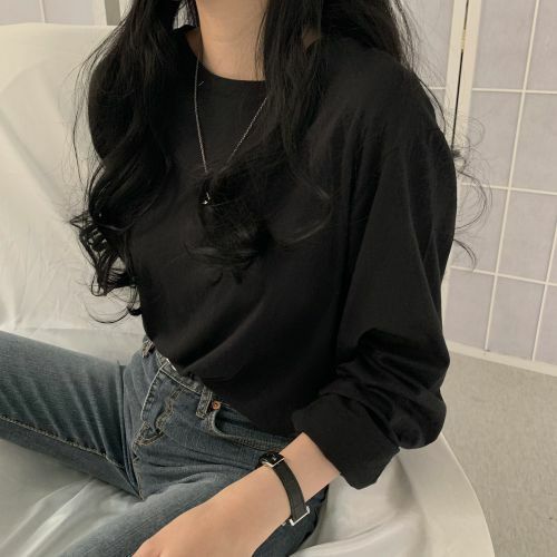 くすみカラーラウンドネックロンTee 2282の商品画像_2