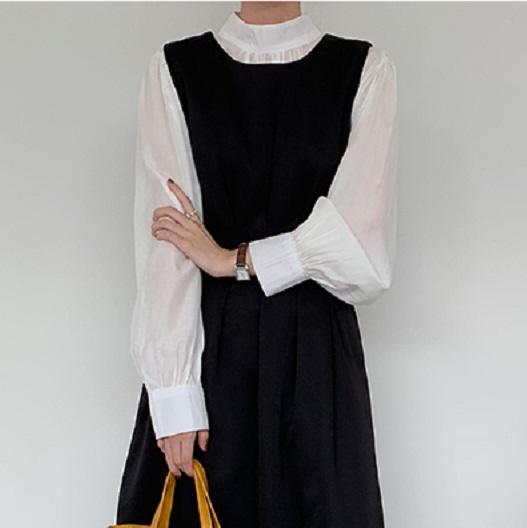 アンティークパフスリーブブラウス 2725-お取り寄せ2725-画像5-韓国ファッション通販POPREA［ポップリア］