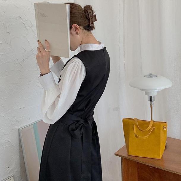 アンティークパフスリーブブラウス 2725-お取り寄せ2725-画像7-韓国ファッション通販POPREA［ポップリア］