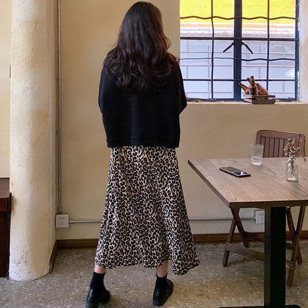 レオパードワンピセットアップ 2556