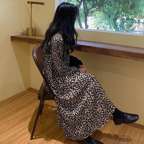 レオパードワンピセットアップ 2556