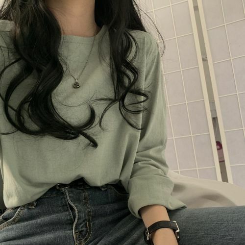 くすみカラーラウンドネックロンTee 2282の商品画像_4