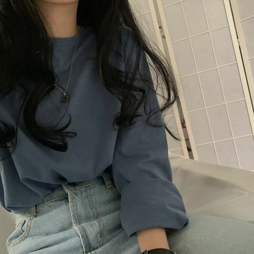 くすみカラーラウンドネックロンTee 2282の商品画像_9