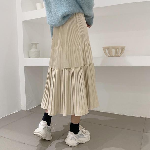 ベルベットプリーツスカート 3123-画像14-韓国ファッション通販POPREA［ポップリア］