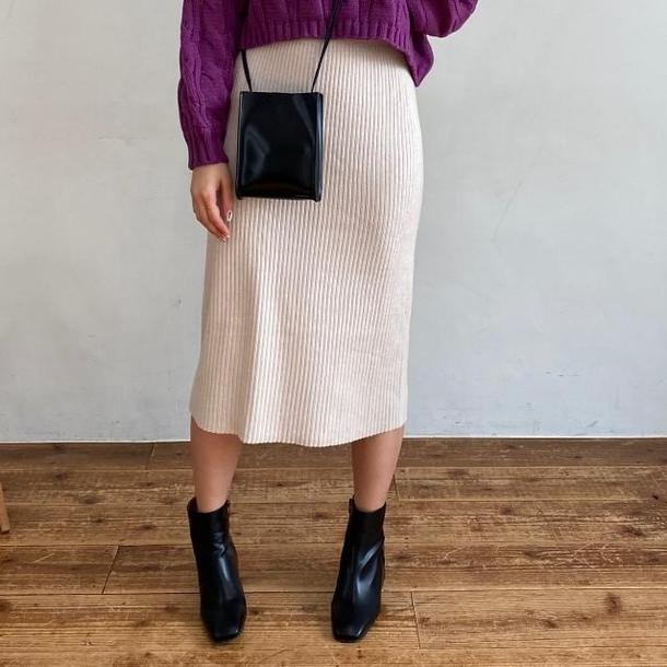 エコレザースクエアポシェット 3068-画像3-韓国ファッション通販POPREA［ポップリア］