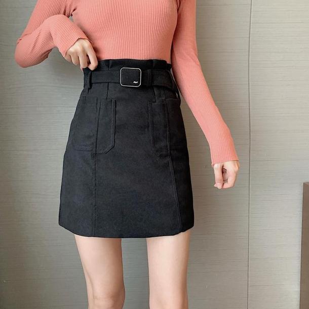 スエードライクミニスカート 2854-画像6-韓国ファッション通販POPREA［ポップリア］