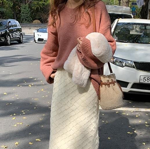 モコモコボアバケットバッグ 2837-画像3-韓国ファッション通販POPREA［ポップリア］