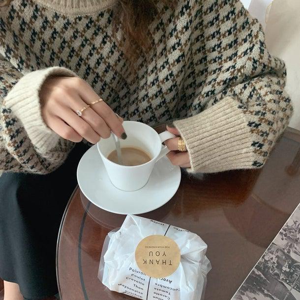 ハーフネックニットプルオーバー 4977-お取り寄せ4977-画像14-韓国ファッション通販POPREA［ポップリア］