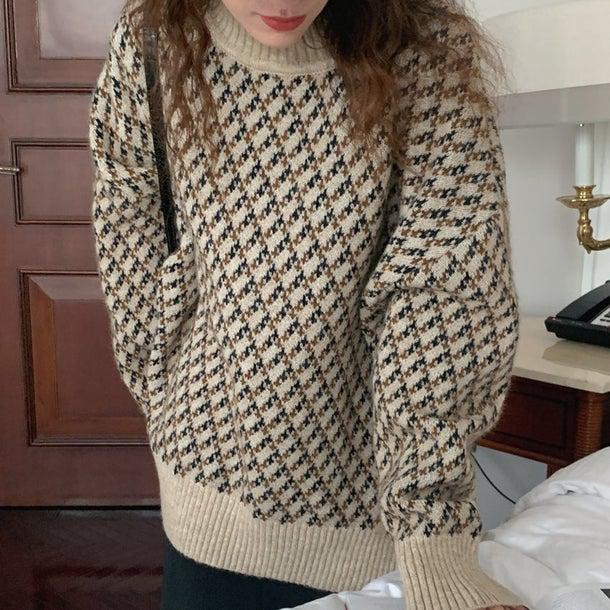 ハーフネックニットプルオーバー 4977-お取り寄せ4977-画像15-韓国ファッション通販POPREA［ポップリア］