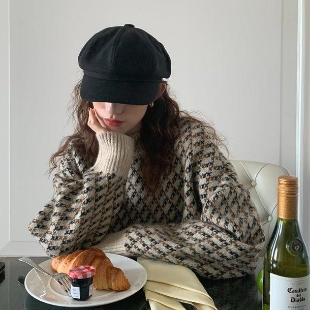 ハーフネックニットプルオーバー 4977-お取り寄せ4977-画像19-韓国ファッション通販POPREA［ポップリア］