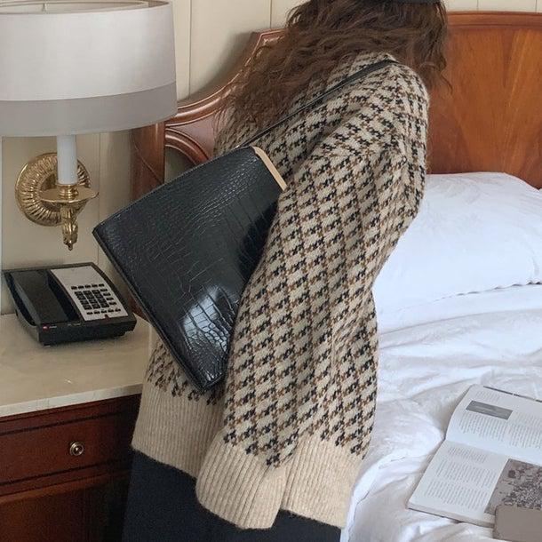 ハーフネックニットプルオーバー 4977-お取り寄せ4977-画像5-韓国ファッション通販POPREA［ポップリア］