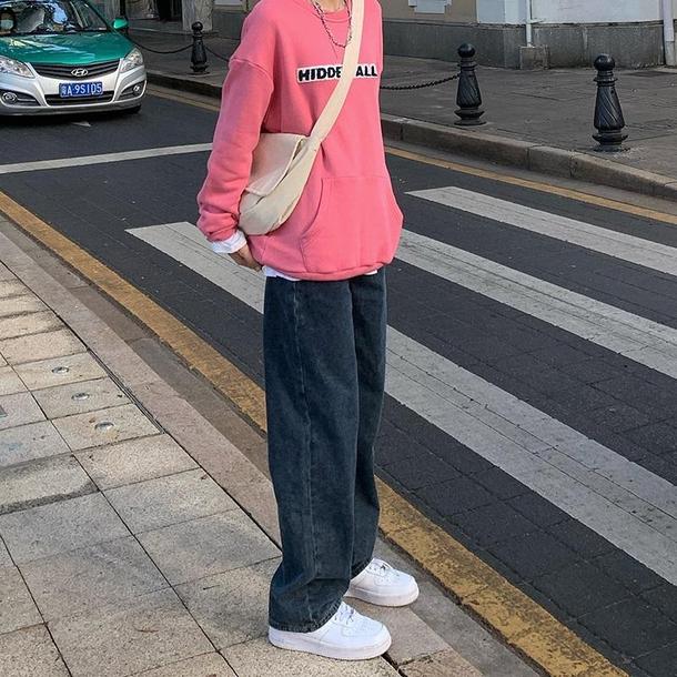 ウエストアシメデザインデニムパンツ 4088-画像10-韓国ファッション通販POPREA［ポップリア］