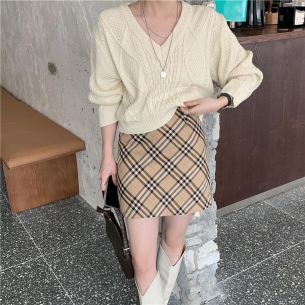 バックストラップショートニット 3925-画像10-韓国ファッション通販POPREA［ポップリア］