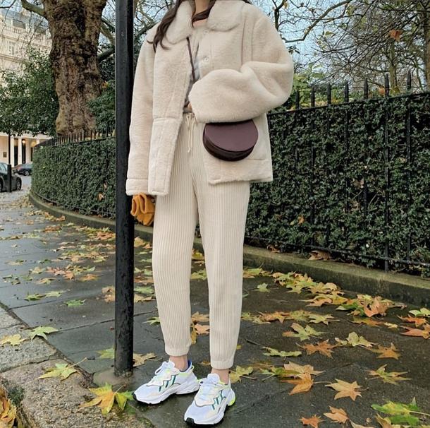 ラウンドカラーファージャケット 4180-画像10-韓国ファッション通販POPREA［ポップリア］