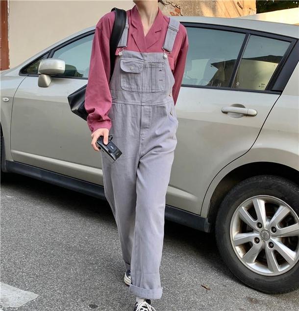 ルーズサロペットオーバーオール 4260-画像10-韓国ファッション通販POPREA［ポップリア］