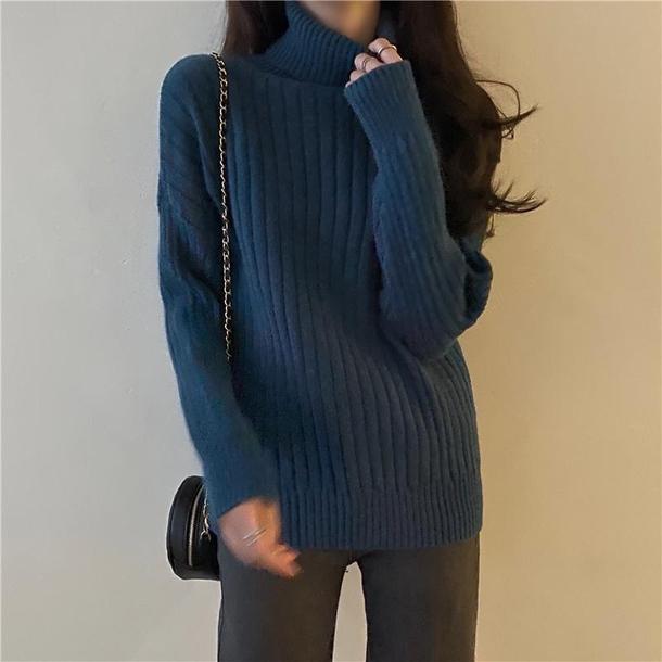 アソートハイラペルリブニット 4106-画像10-韓国ファッション通販POPREA［ポップリア］