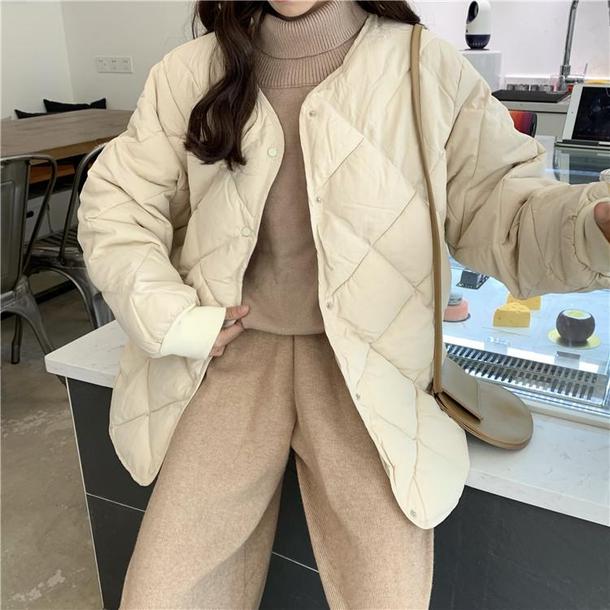 キルティングジャケット 4054-画像10-韓国ファッション通販POPREA［ポップリア］