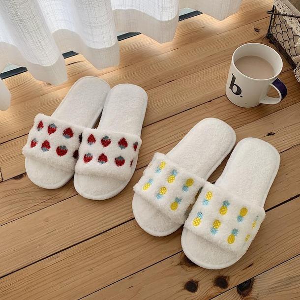 モコモコフルーツスリッパ 3486-画像10-韓国ファッション通販POPREA［ポップリア］